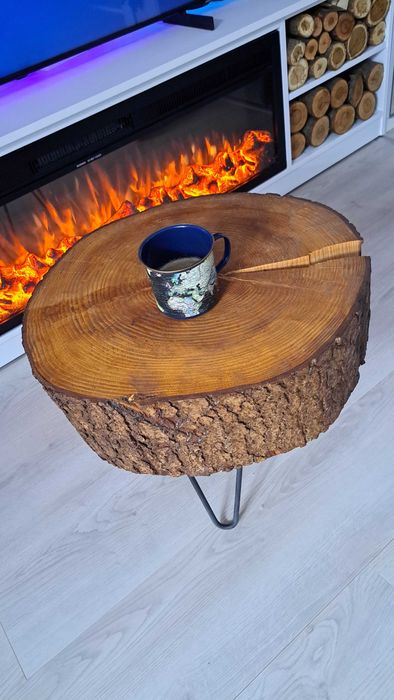 Masuta Cafea din lemn natural