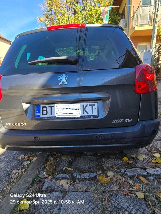 Продавам Пежо 207SW  дизел, 90 кс, 1600 куб.см,  в отлично състояние