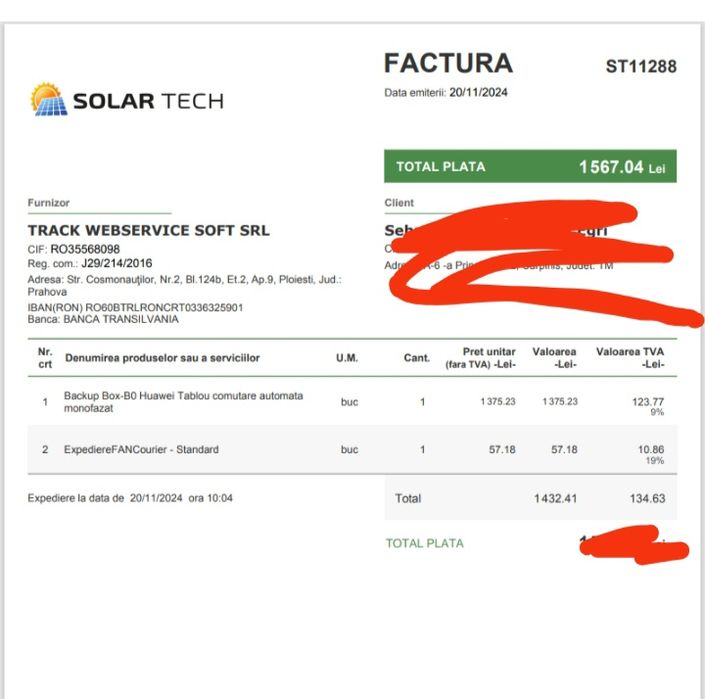 Back up box Huawei Lună 2000