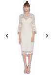 Rochie de seara midi din dantela Nissa marimea 36/S