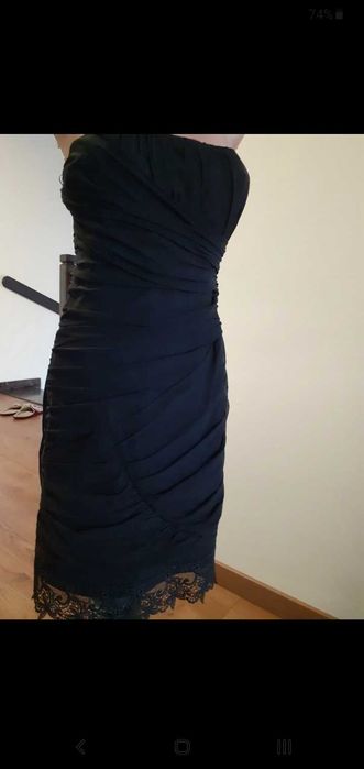 Rochie satjn dantela