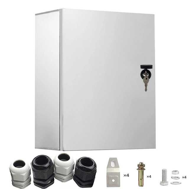 Dulap metalic inox, IP66, 30×25×14 cm