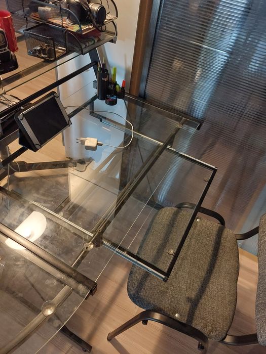 Birou sticla 150 x 60 cm,