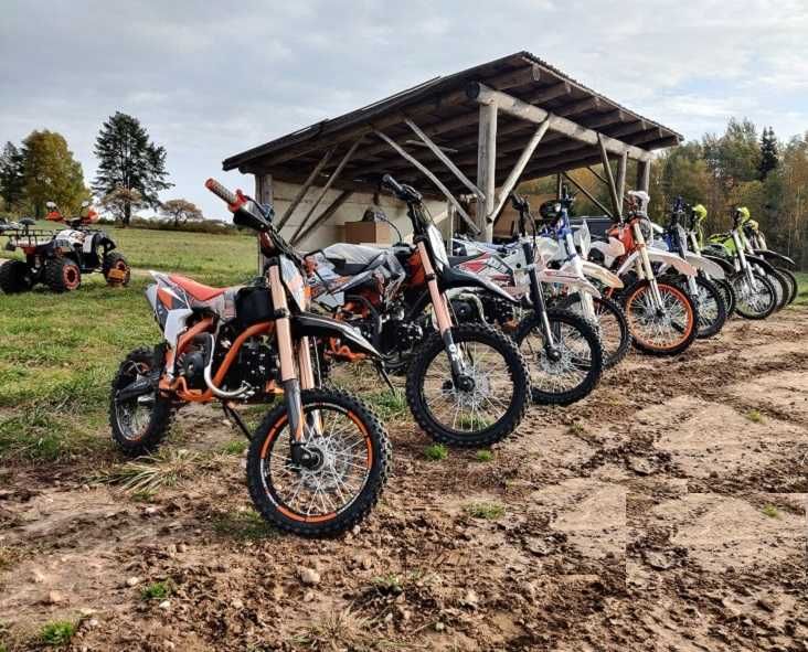 Motocicleta Cross Enduro KXD 125cc Pornire la Buton Roti 17 cu 14