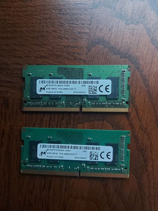 2x4GB Memorie RAM Laptop