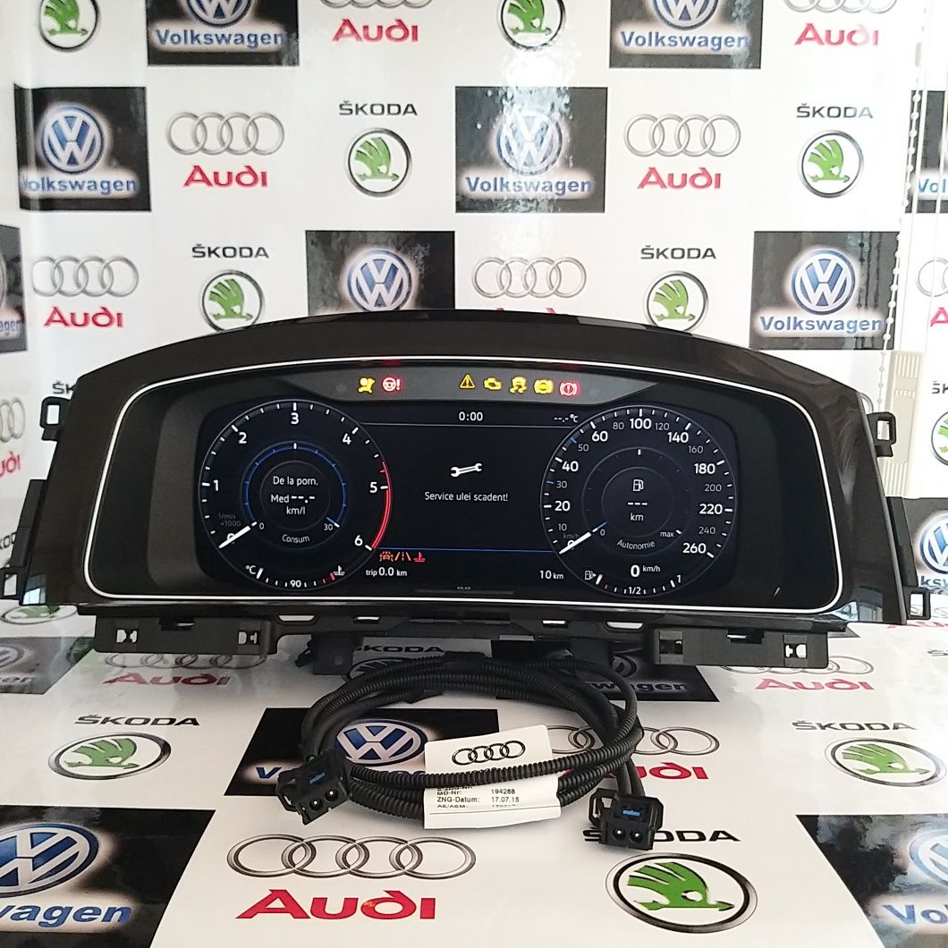 Ceasuri ceas bord  digitale originale plasma Virtual Cockpit Vw Golf 7