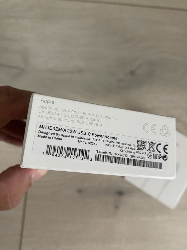 Incarcator iphone plus cablu Apple 20w nou sigilat