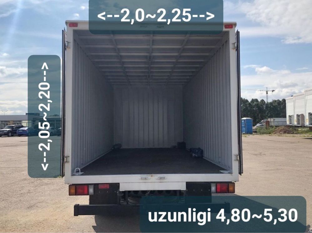 Isuzu xizmati Yuk tashish Yetkazib berish Yuk ko’taruvchi 24/7