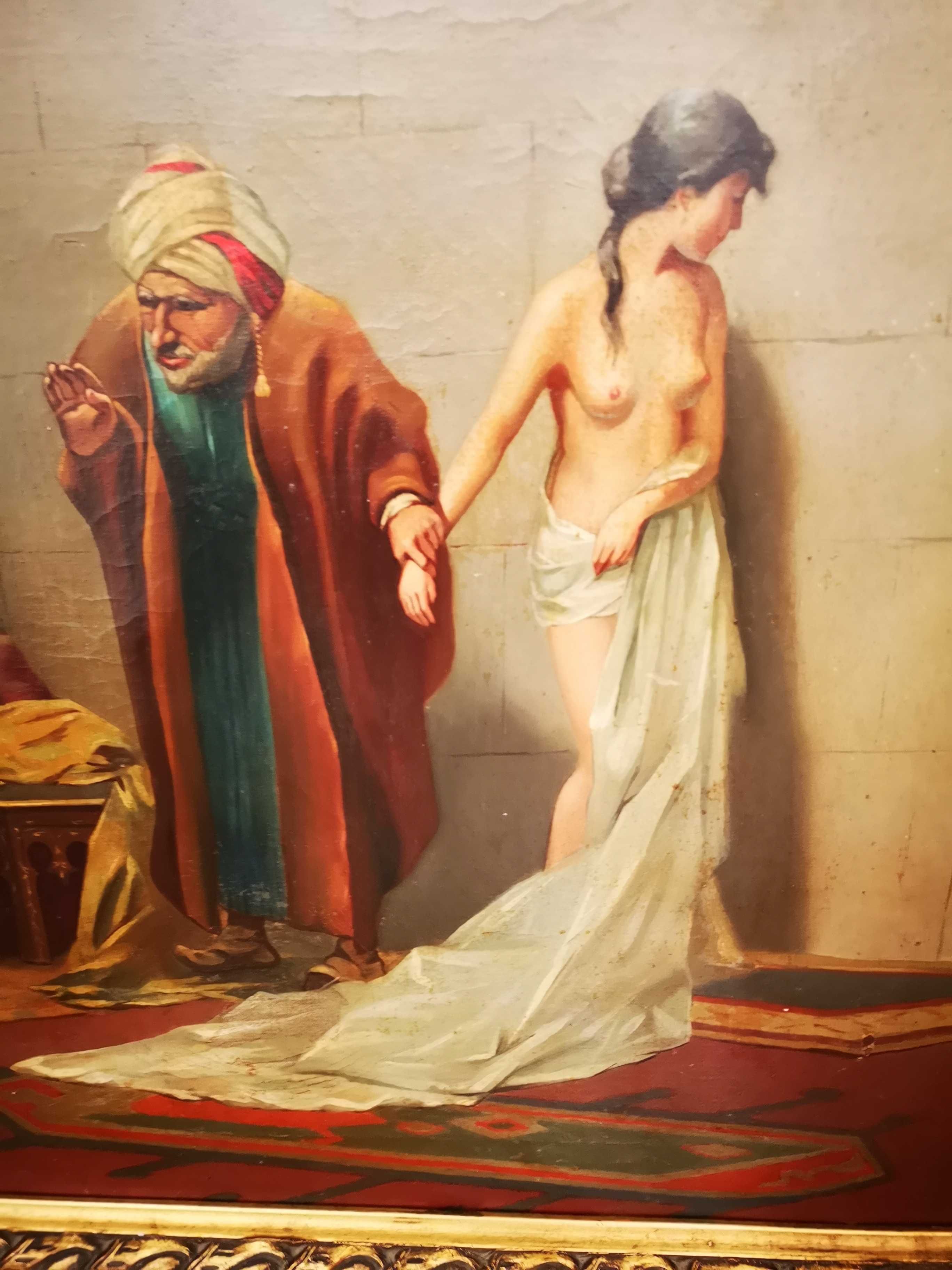 tablou Rudolf Ernst /Comerciant vinde un sclav sultanului Baezit 2/