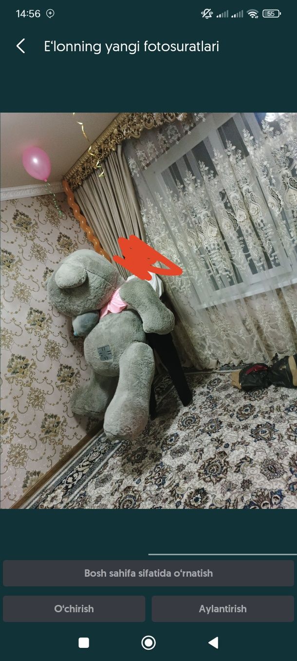 Teddy ayiqchasi sotiladi.