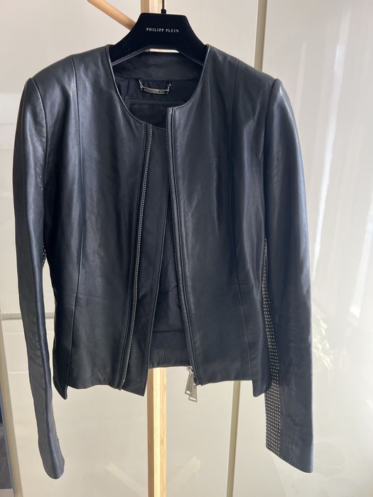 Оригинално дамско кожено яке Philipp Plein