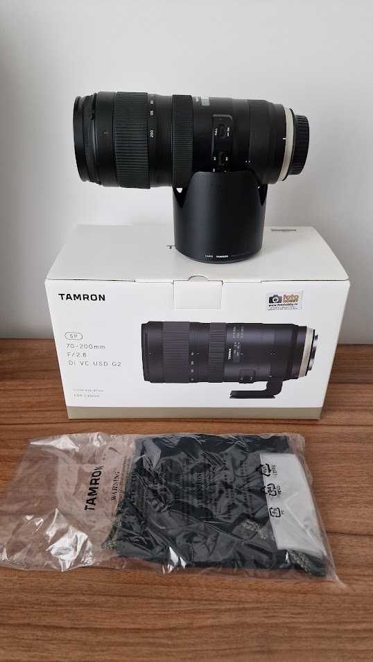 Obiectiv Foto Tamron 70-200mm F2.8 Di G2 Montura Canon, cu stabilizare