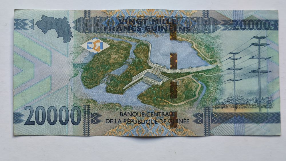 20000 франка Гвинея банкнота от Африка 20000 франка Гвинея 2020 20,000