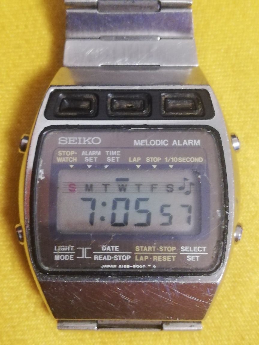 Ceas Barbatesc Vintage SEIKO A169-5000 Chronograph Melody Alarm