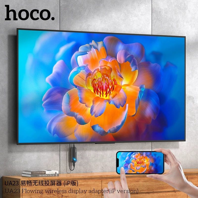 Hoco UA23 Беспроводное Трансляция 4K 30Hz wireless display adapter iP