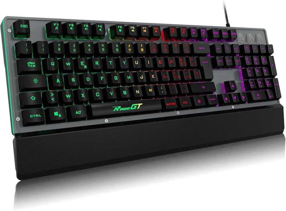 Геймърска клавиатура RaceGT QWERTY, италианска подредба, 104 клавиша