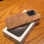 ТОП ЦЕНА! Луксозен кожен кейс за всички модели на iPhone!