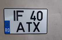 Placute auto Ornamentale personalizate