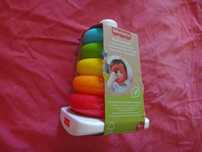 Чисто нова Детска еко играчка за сортиране Fisher Price рингове