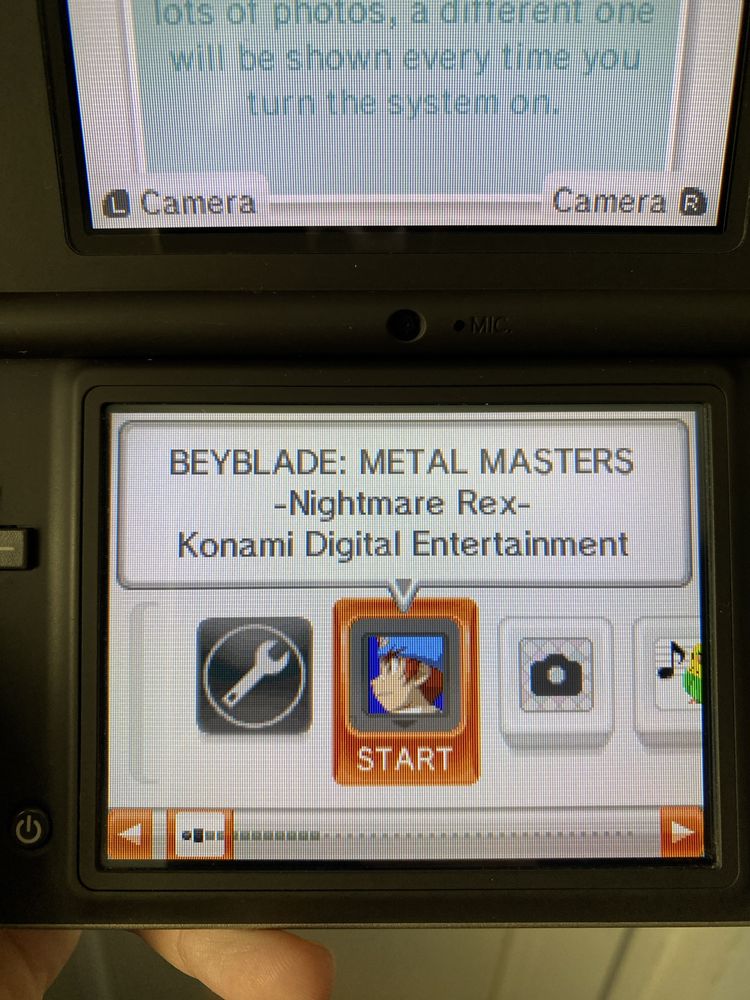 Beyblade Metal Masters Nightmare Rex Nintendo DS