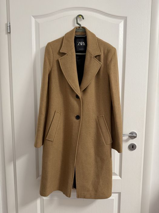 Palton crem / bej Zara
