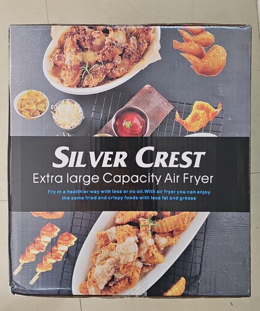 Уред за готвене с горещ въздух Silver Crest S-18, 8 литра, 2400W - ПРО