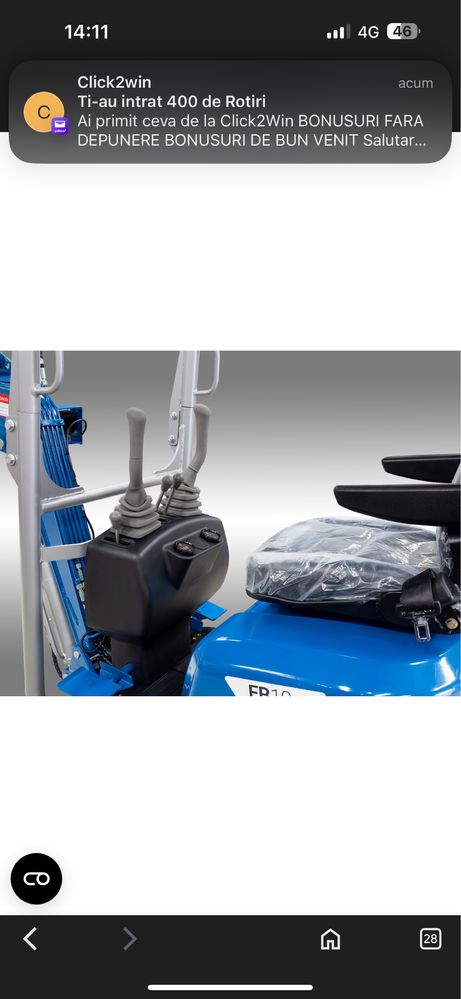 Vând sau schimb Miniexcavator EB10 1 tona