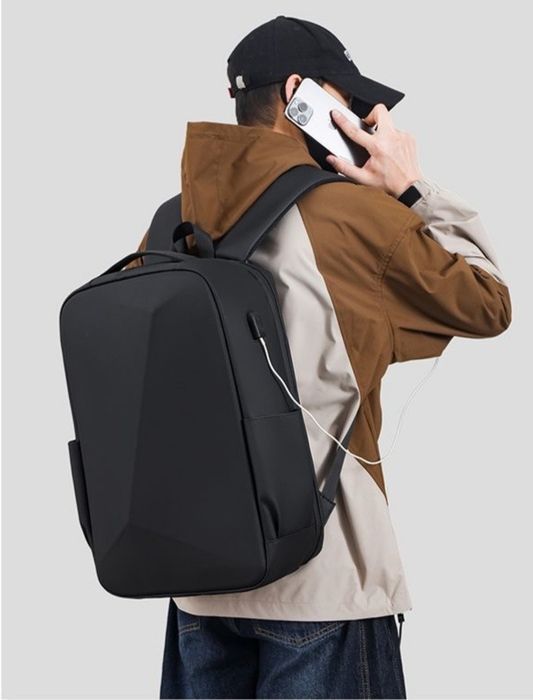 Мужской рюкзак для ноутбука с твердым корпусом мужская сумка портфель
