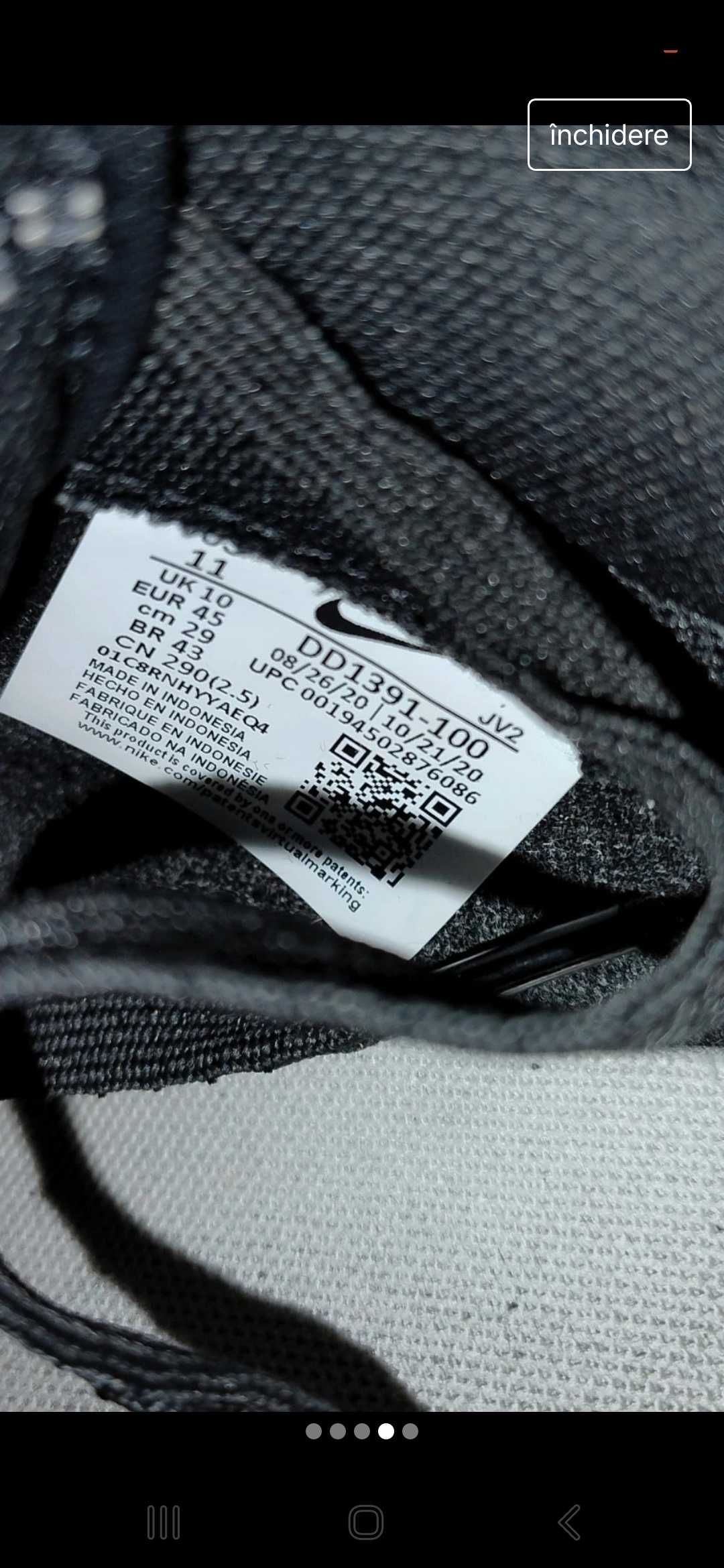 Vând panda dunk marime 45
