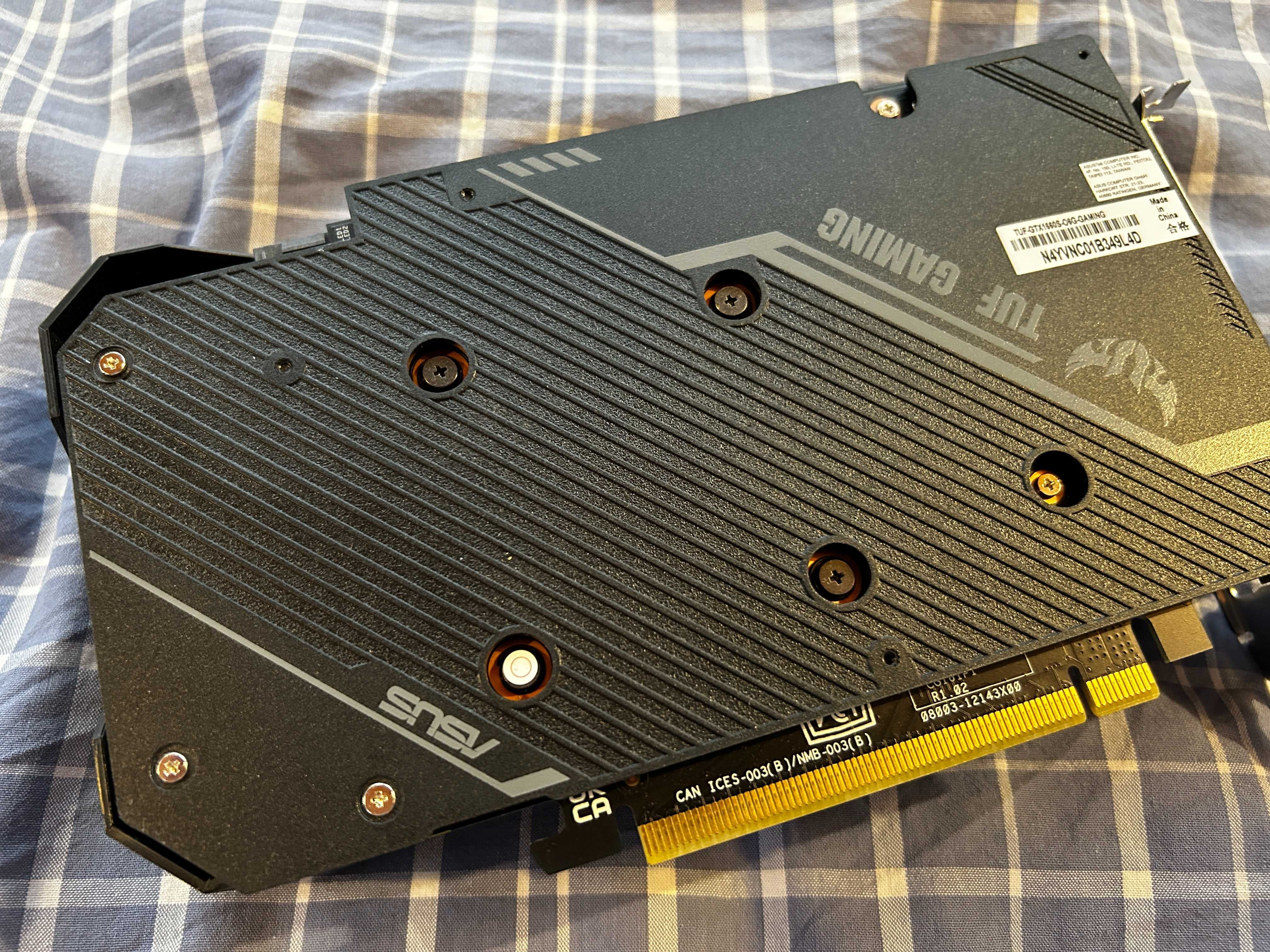 Видеокарта Nvidia Asus TUF Gaming GTX 1660 Super OC 6gb