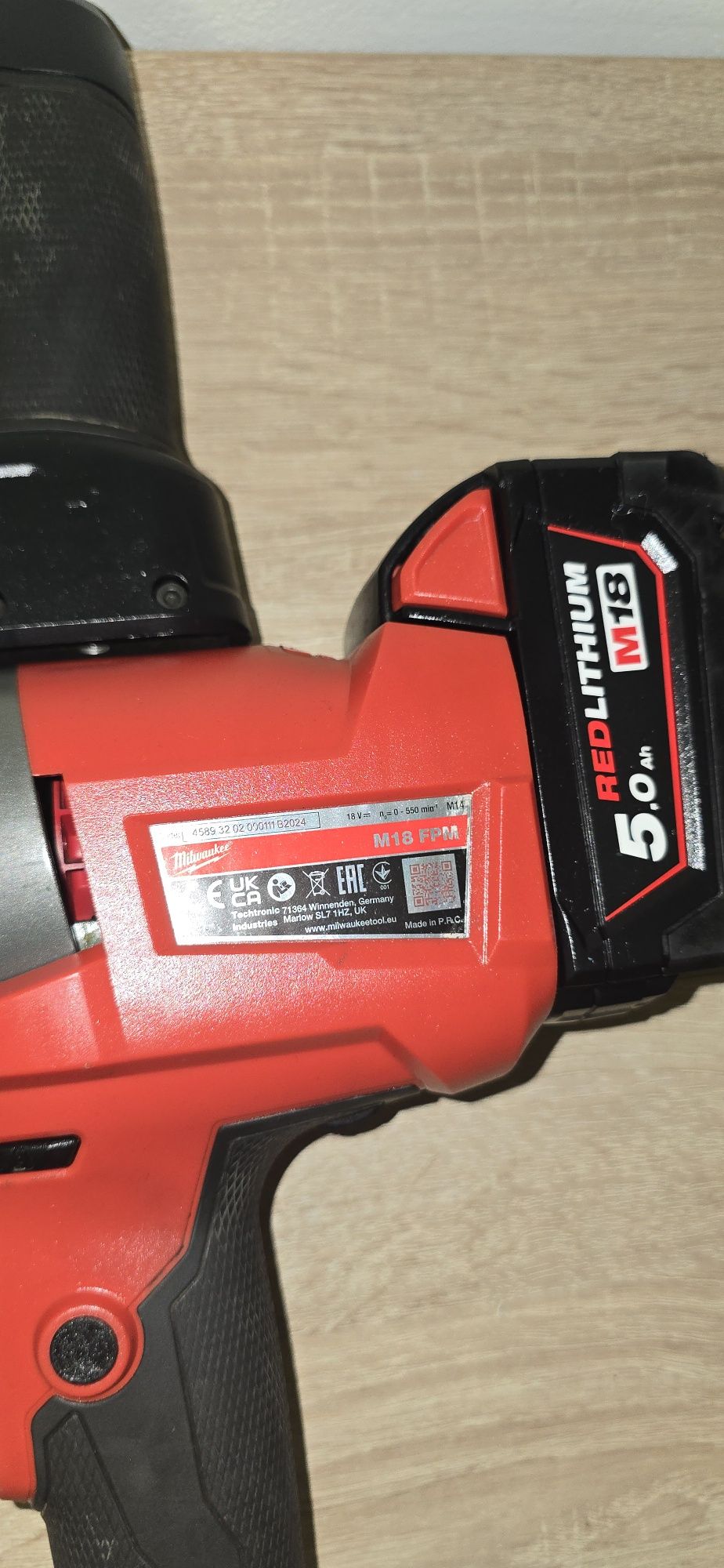 Milwaukee M18 FPM amestecator material 2024