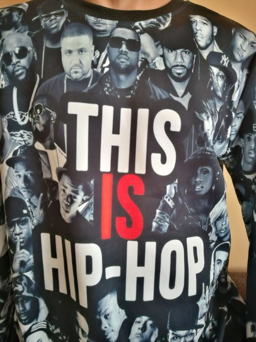 Bluza This is Hip Hop. Bluza retro pentru fanii hip-hop,rapp. Jay-Z.