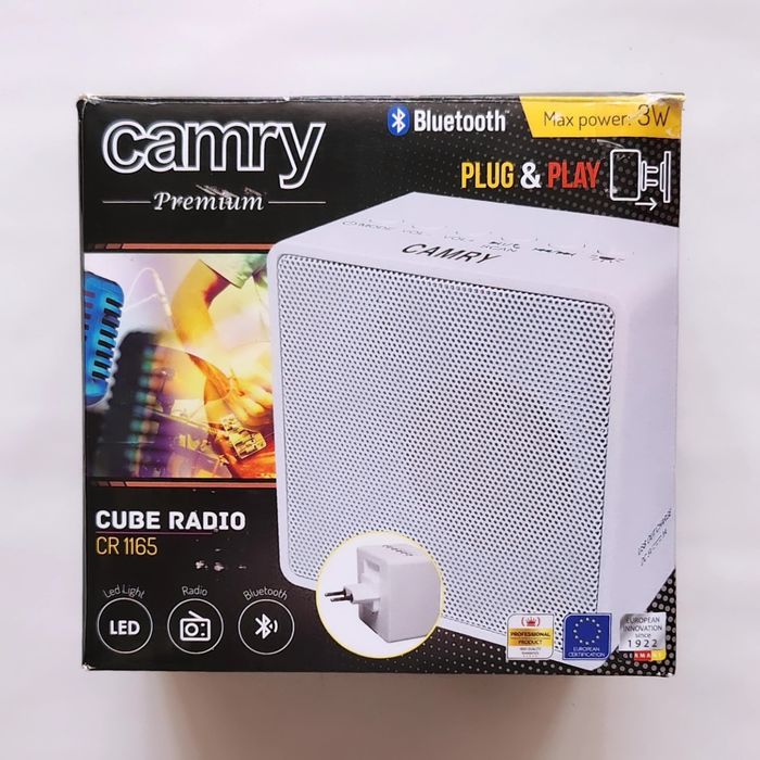 Boxa portabila cu radio, bluetooth si LED Camry - NOU