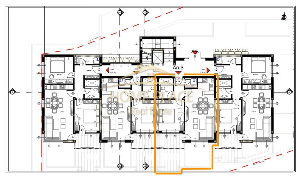 Продава се Двустаен апартамент в Варна, Изгрев - 71 кв.м за 1343 €/кв.м - Снимка #2