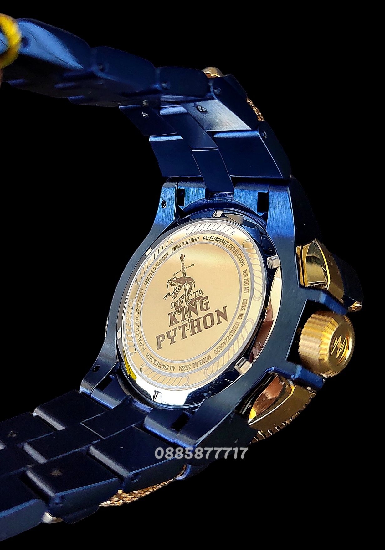 Invicta King Python blue 55 mm НОВ