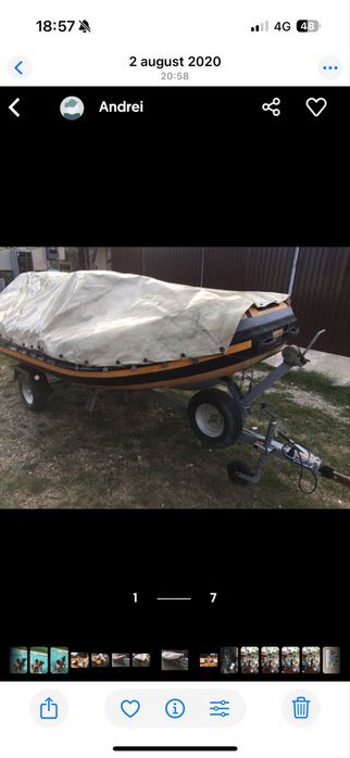 Barca joker rib  cu peridoc motor 35 hp