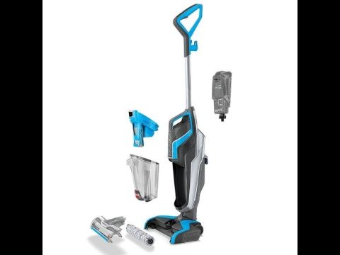 Безкабелна 3в1 Bissell Crosswave Cordless прахосмукачка МАЛКО ПОЛЗВАНА