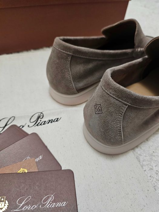 Loaferi L.P. bej, marimi 40-45, mocasini Premium