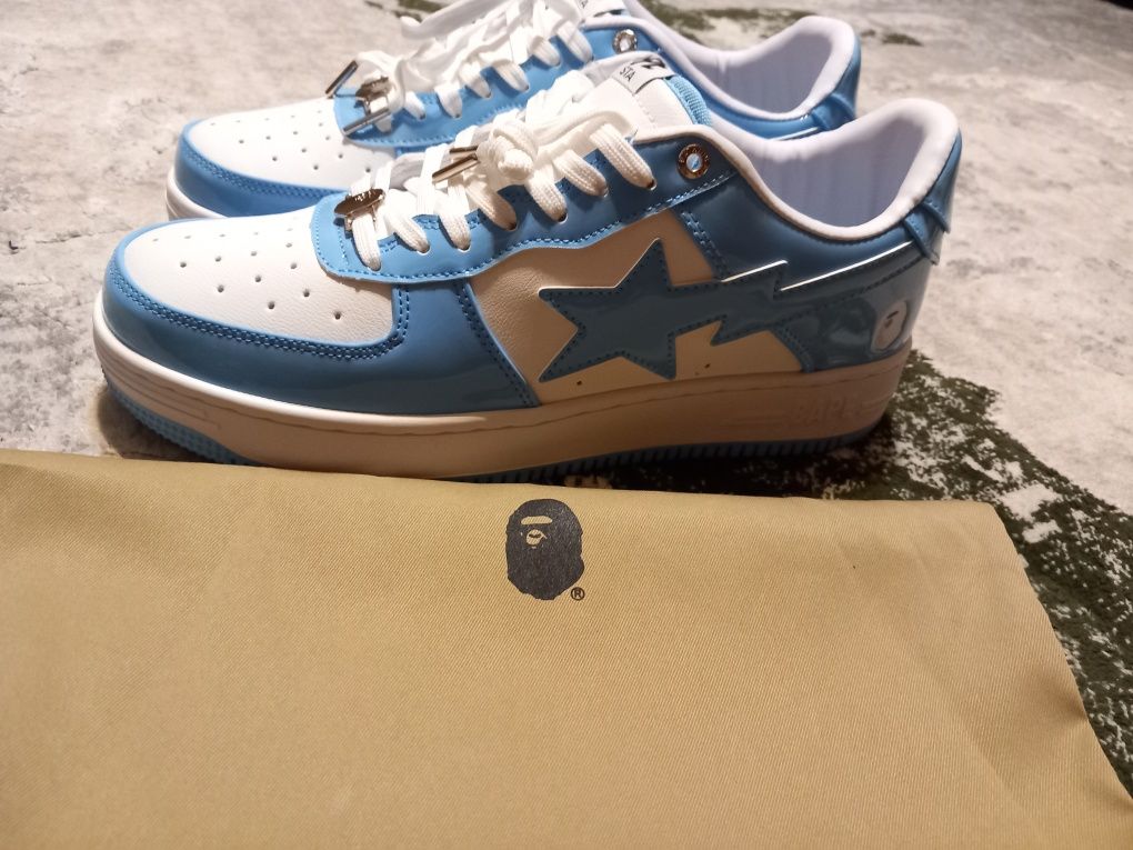 A Bathing Ape Bape Sta Low Baby Blue