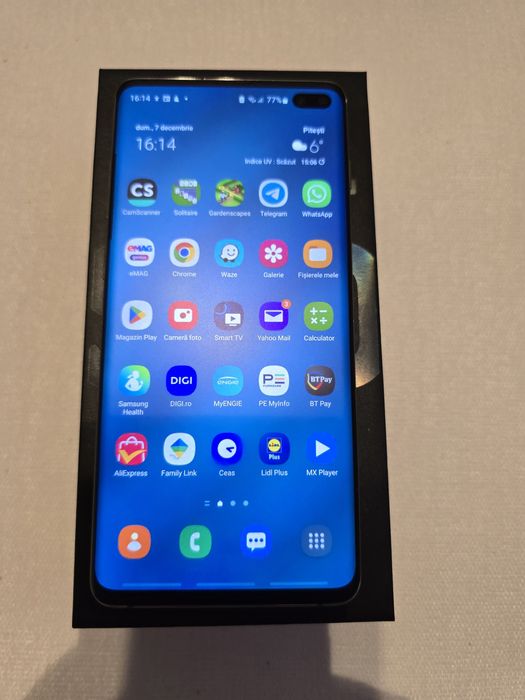 Vând Samsung S10 plus 128GB/8GB RAM Prism Black