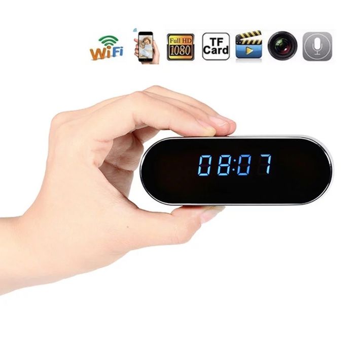 Ceas spion de birou cu camera WIFI,1080P ,Night Vision
