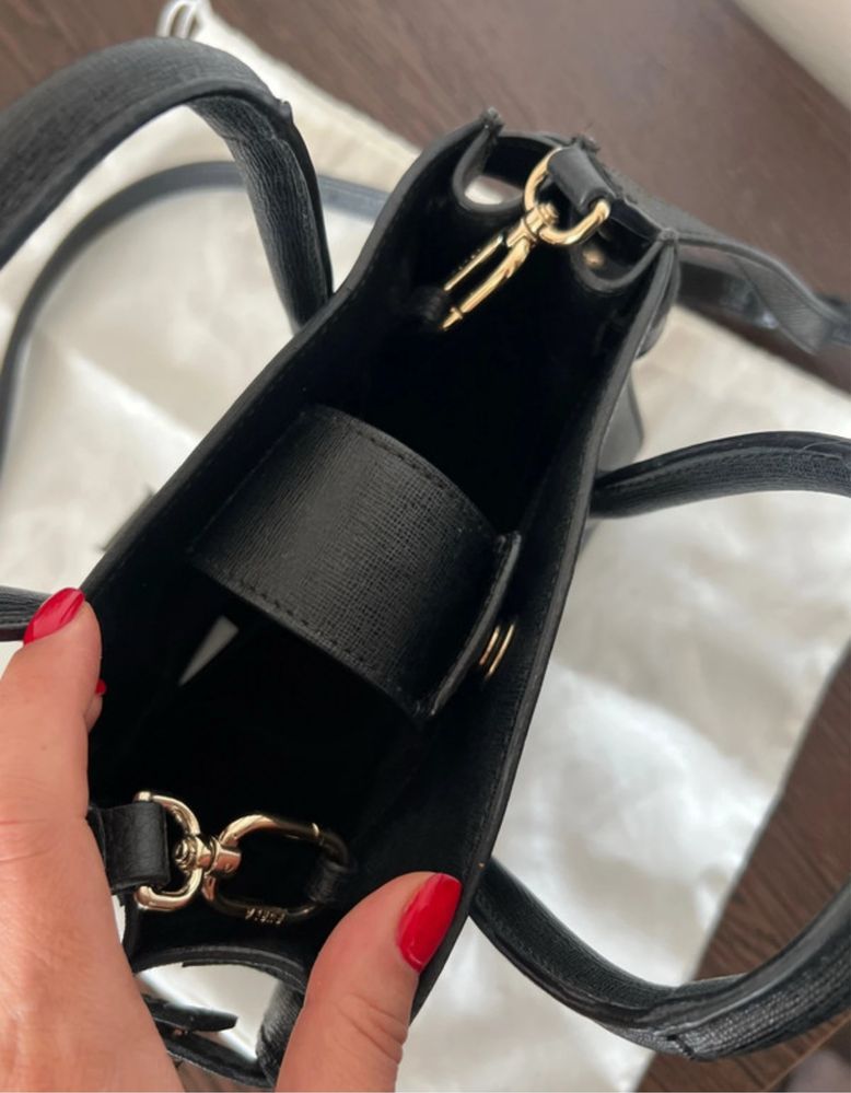 Geanta piele neagra FURLA