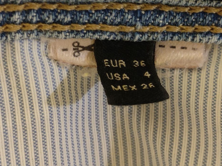 Blugi Massimo Dutti, efect prespălat