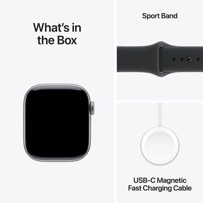 НОВ! Apple Watch Series 11 46mm Space Black AI Black Гаранция 1 година