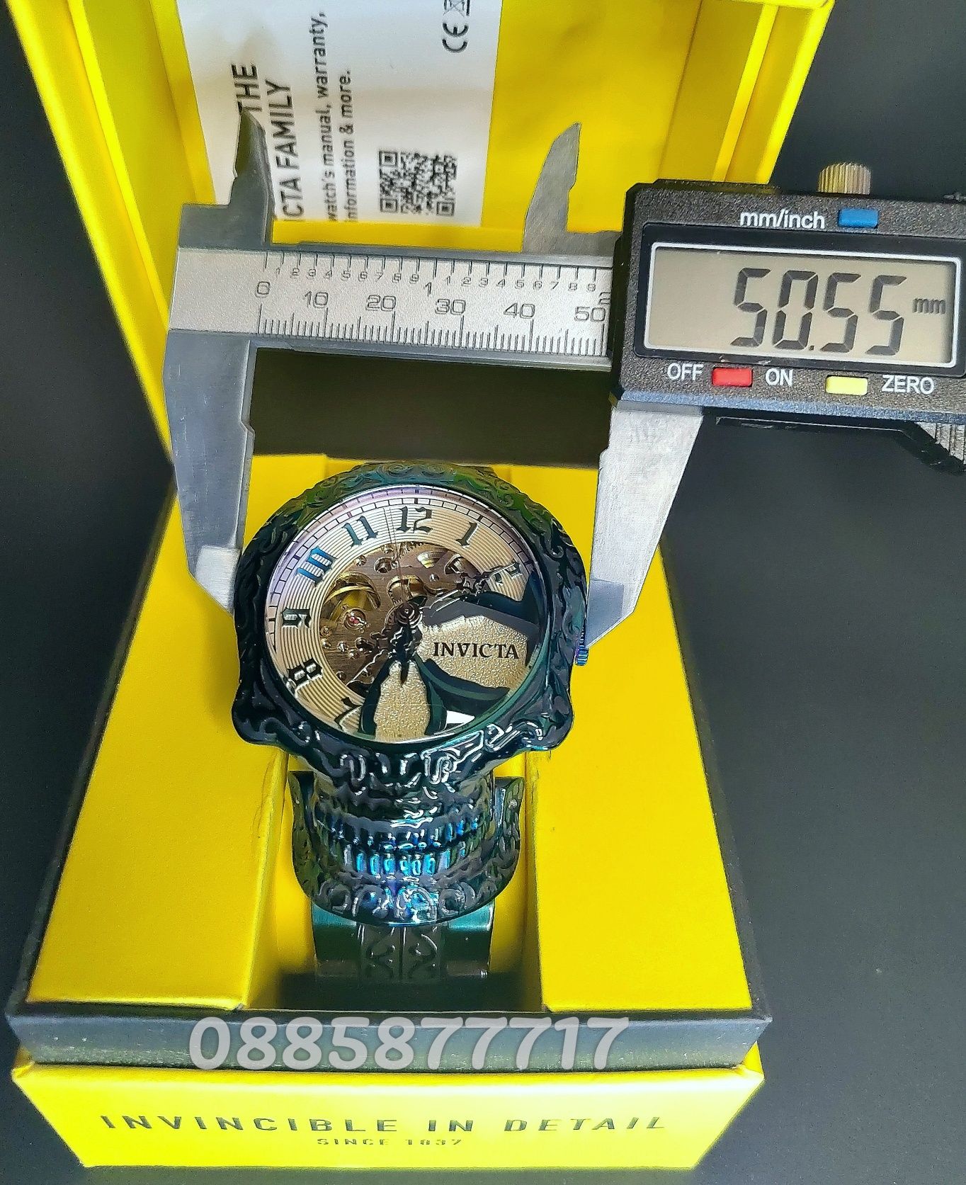 Invicta Skull Artist автоматичен НОВ