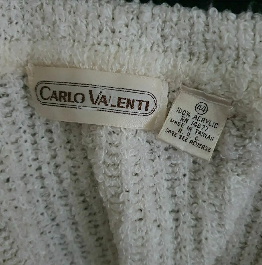 Cardigan alb gros lung ( stil Zara )
