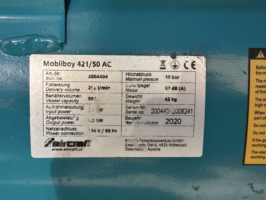 Бутален компресор MOBILBOY 421/50 AC