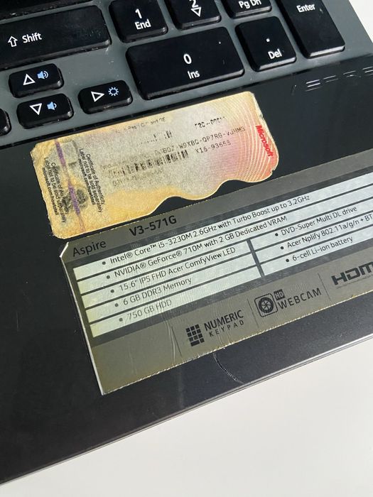 Acer Aspire V3-571G
