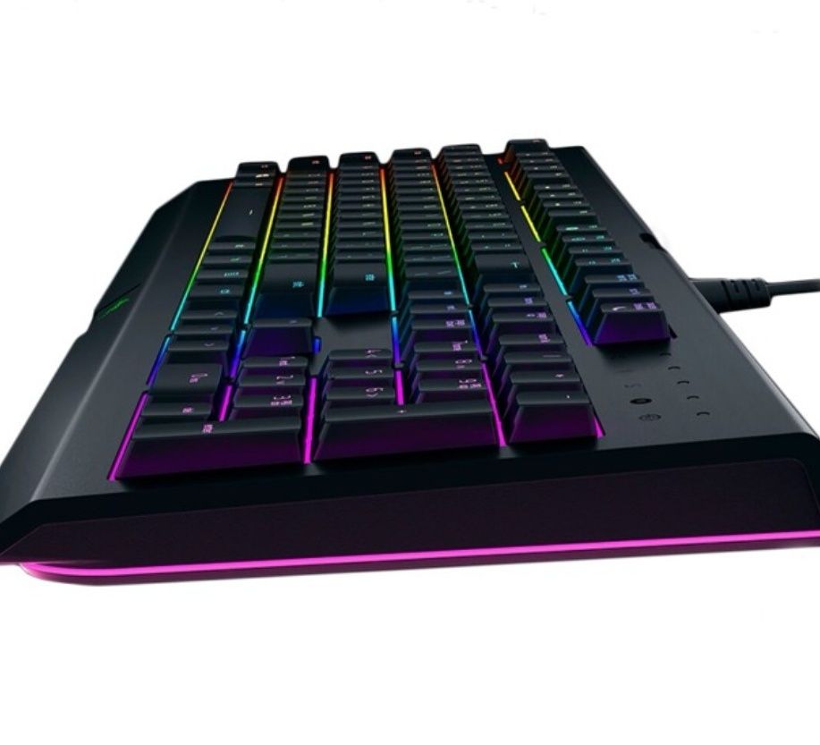 Клавиатура Razer Cynosa Chroma, жична, гейминг, LED подсветка, черна,