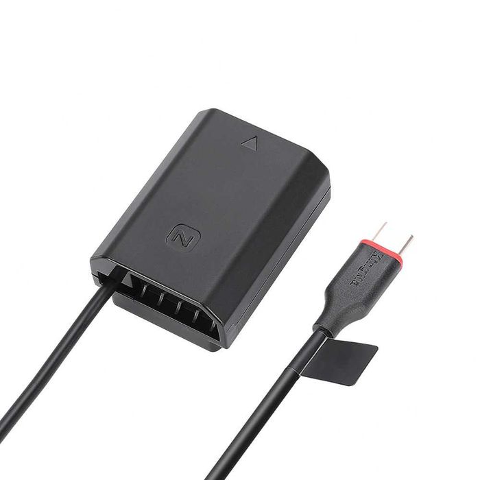 Alimentator USB-C NP-FZ100 Sony A7R5 A71II A7S3 A7R5 A7 IV X3 ZV-E1